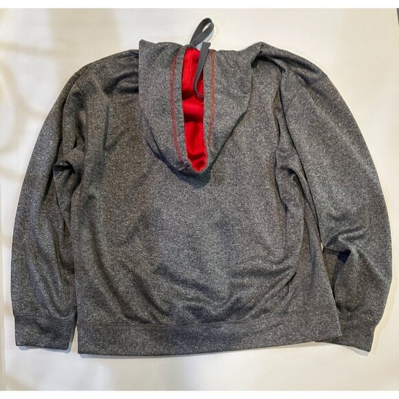 UGA Georgia Bulldogs Section 101 Majestic Hoodie Adult Large Dark Gray Dawgs - Picture 2 of 6